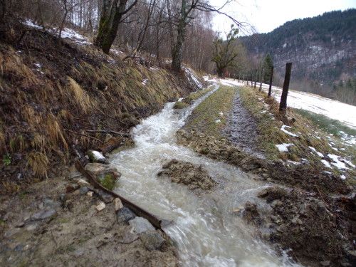 inondation du Pontet en Savoie